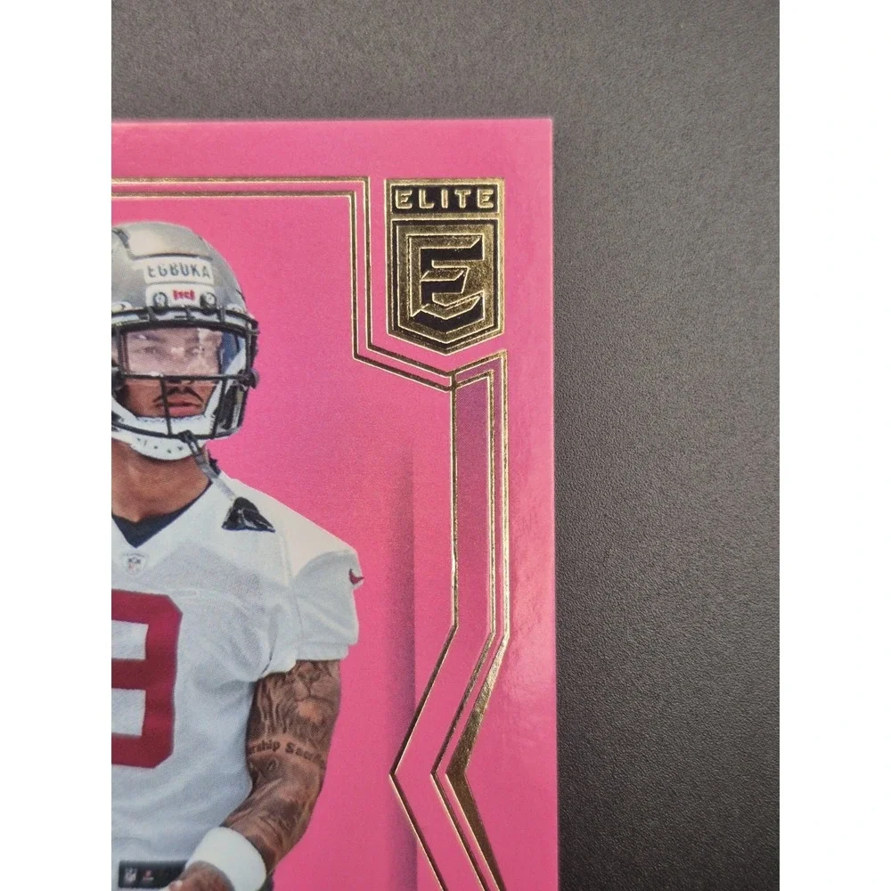 2025 Panini‎ Donruss Elite Emeka Egbuka #102 Rookies Pink Ink (RC) Buccaneers